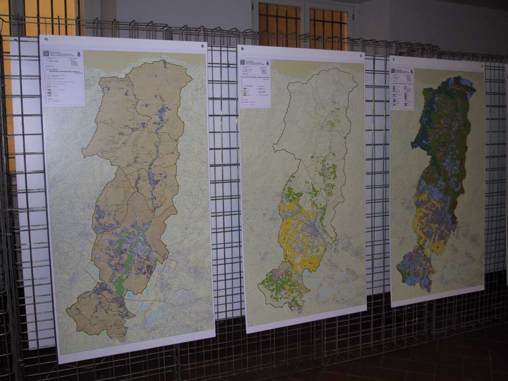 Esposizione degli elaborati Cartografici del Piano Territoriale di Coordinamento 2008 della Provincia di Prato